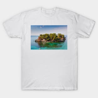 The islet of Panagia in Parga, Greece T-Shirt